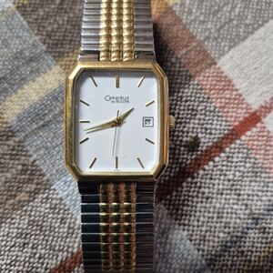 Gold and Silver Men's Watch